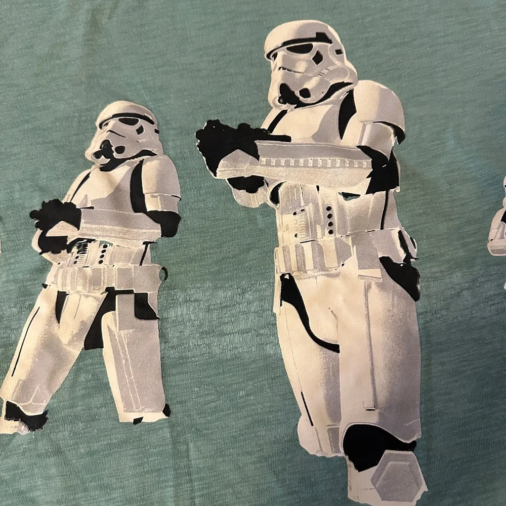 Star Wars Stormtrooper Graphic Tee - Sage Green